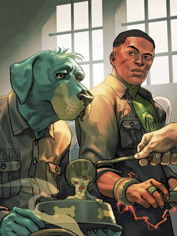 绿灯侠-哈克贝利犬特刊,绿灯侠-哈克贝利犬特刊漫画