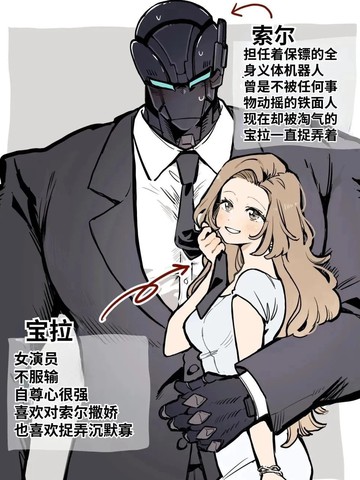 机器人保镖和大姐姐,机器人保镖和大姐姐漫画
