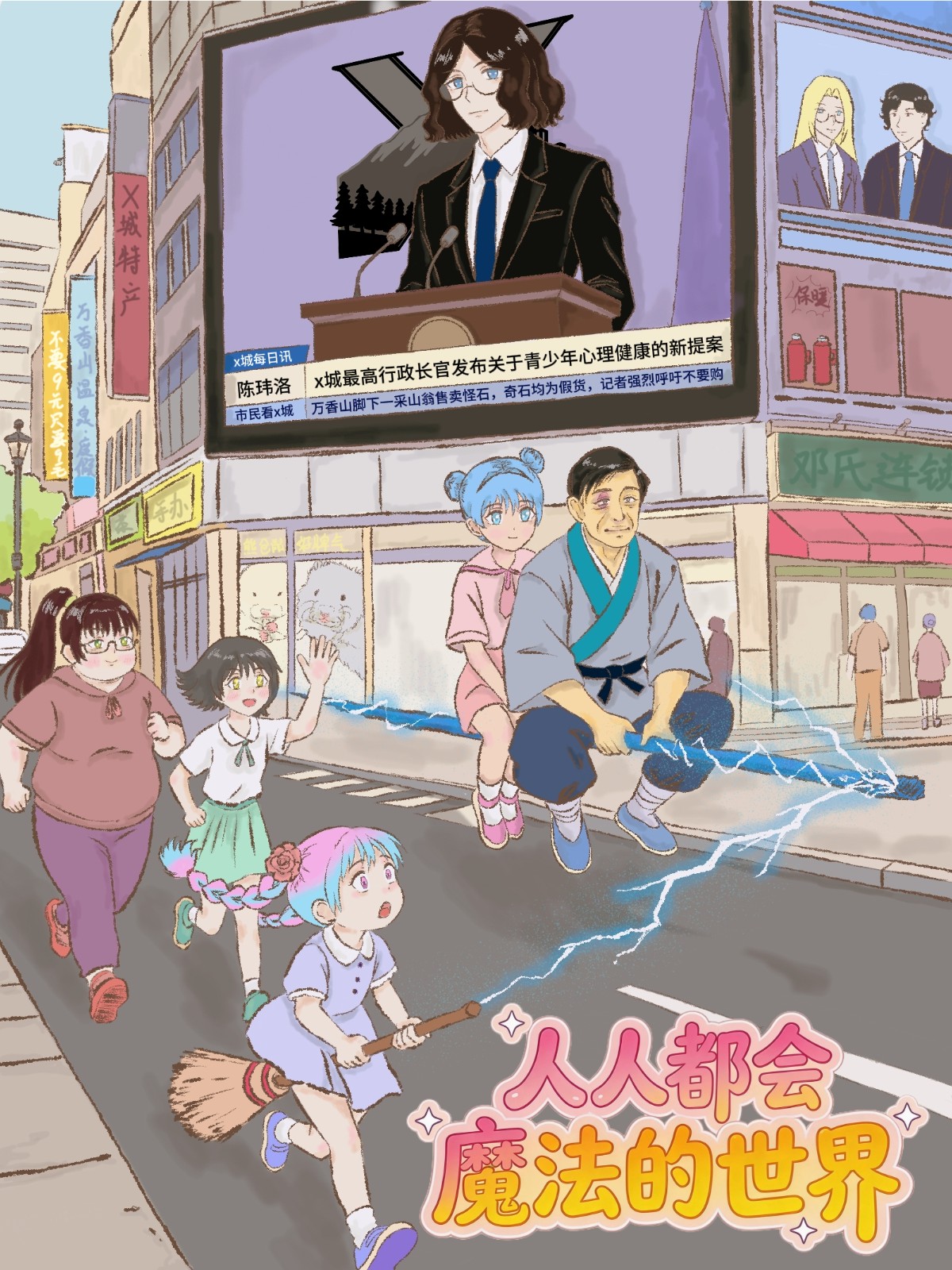 人人都会魔法的世界,人人都会魔法的世界漫画