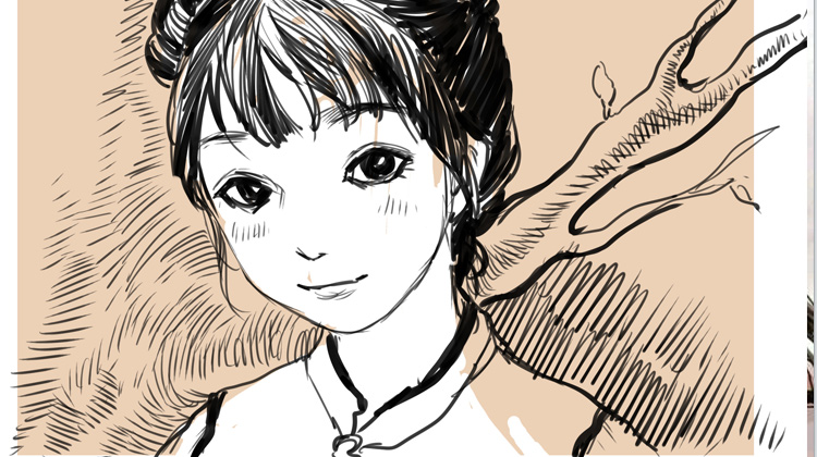 女捕