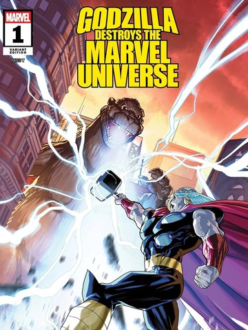 哥斯拉毁灭漫威宇宙